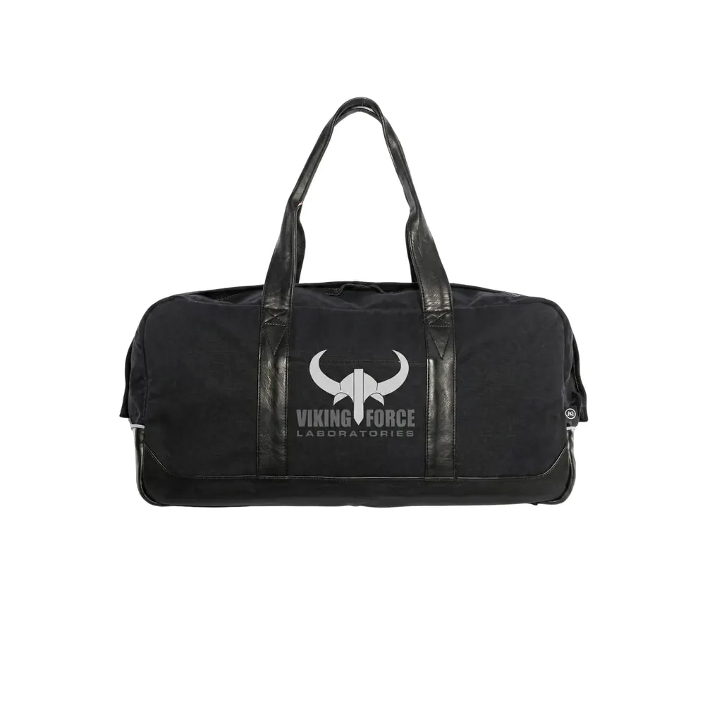 Viking Force Canvas Duffel Bag - Black