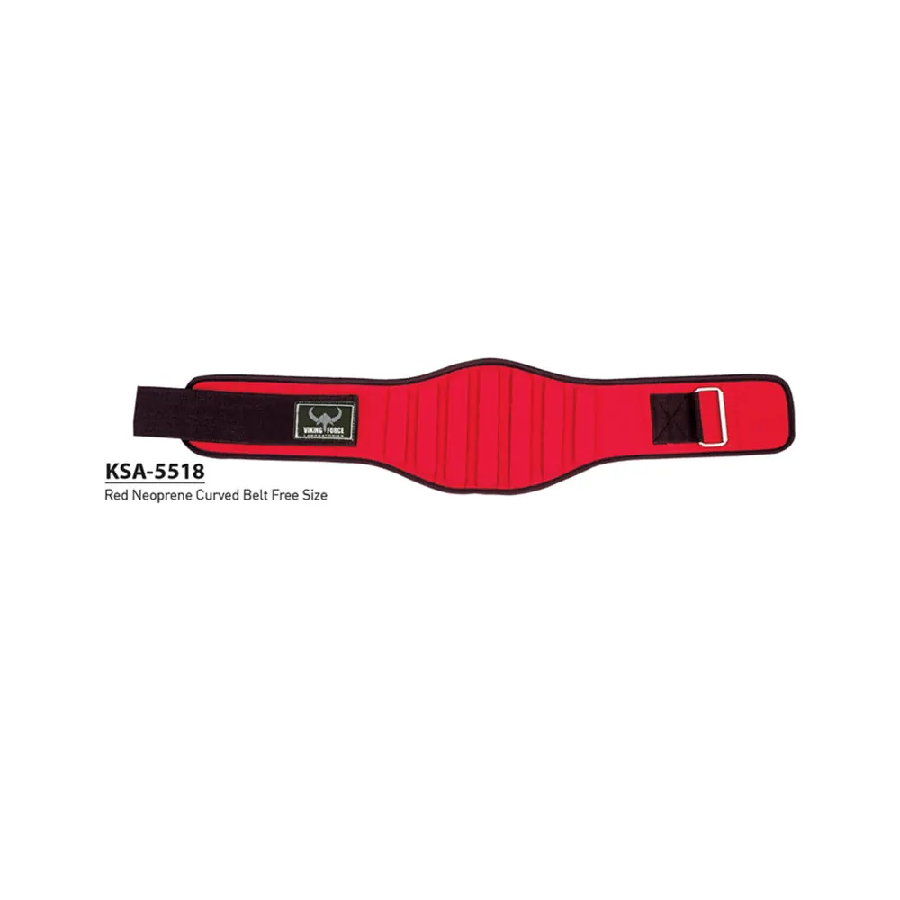 Viking Force Neoprene Curved Belt - Red