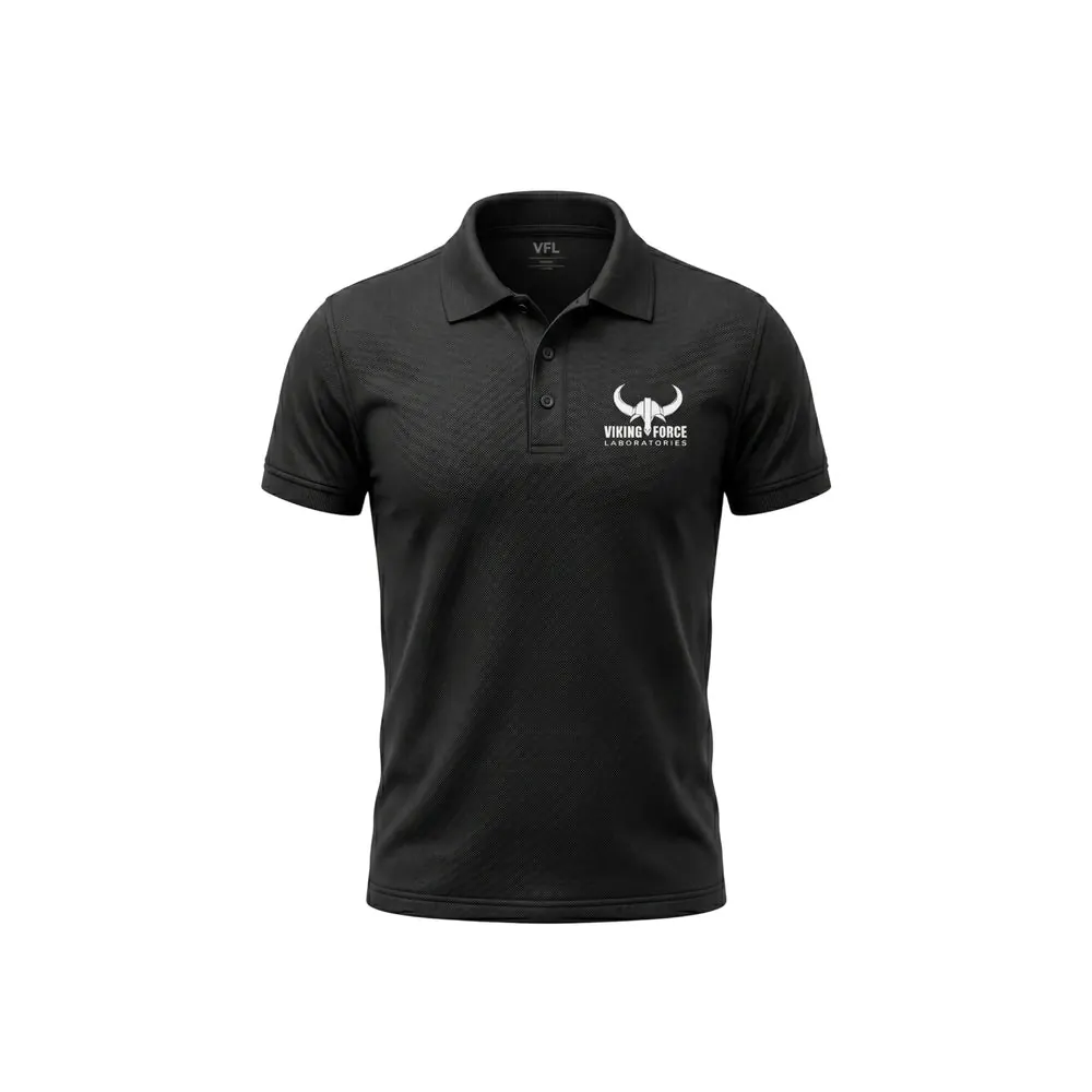 Viking Force Polo Shirt - Black